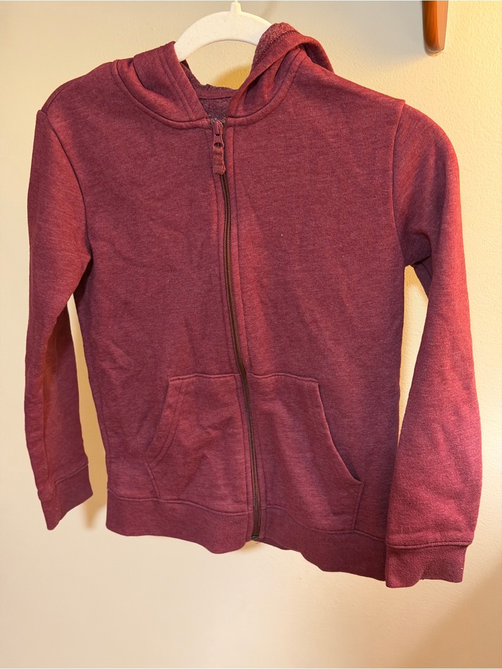 Cat & Jack Maroon Full-Zip Hoodie for Kids
